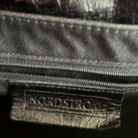 Nordstrom vintage crinkled patent leather bag - Picture 3 of 5